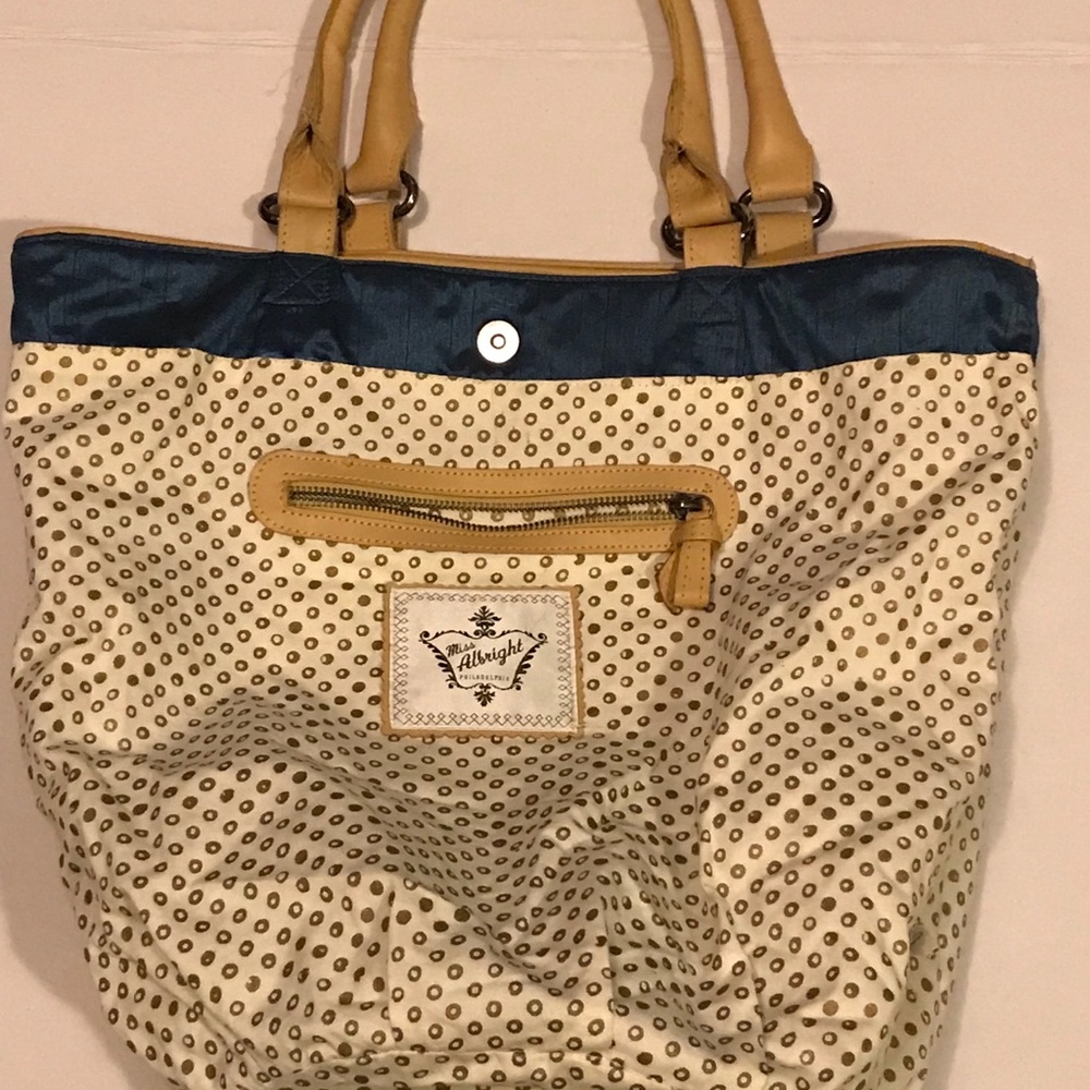 Miss Albright beaded navy handbag - Picture 6 of 14